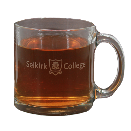 Glass Mug - Nordic - Clear - Selkirk College